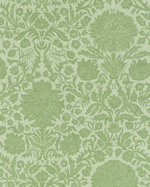 faded paper with floral ornament Please view more authentic floral patterns here: embellishment stock pictures, royalty-free photos & images