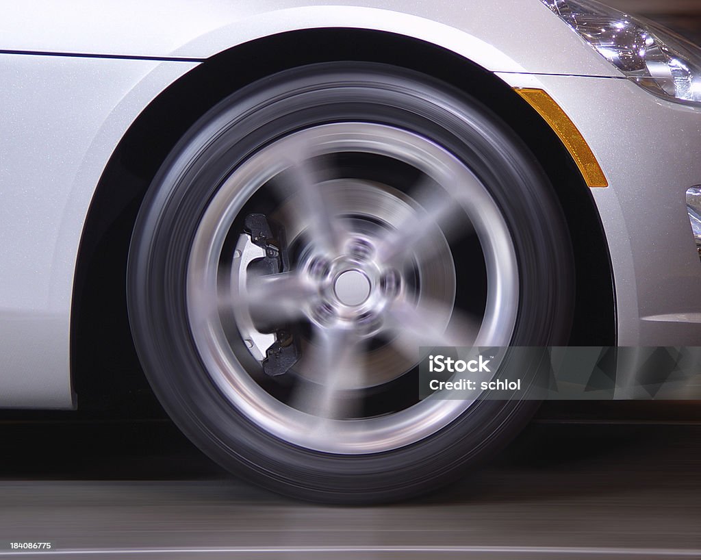 Fast Spinning-Rad - Lizenzfrei Reifen Stock-Foto