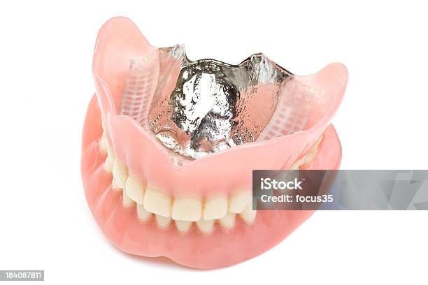 Tooth Prothesis Stock Photo - Download Image Now - Dentures, White Background, Removing