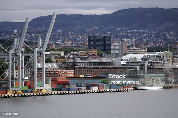 Oslo Port Stock Photo - Download Image Now - Commercial Dock, Harbor, Aerial View