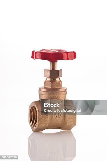 Valve Stock Photo - Download Image Now - Air Valve, Bronze - Alloy, Connection