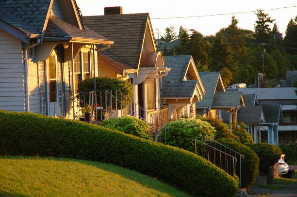 istock Row Houses at Sunrise 184088184