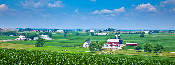 istock Lancaster County Fields and Farms Panorama 184088322