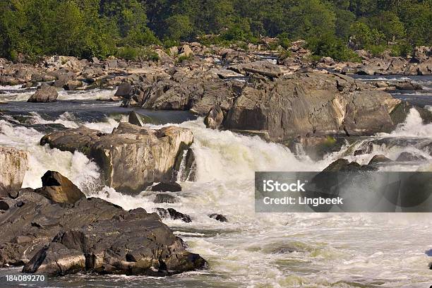 Grandes Quedas Do Rio Potomac - Fotografias de stock e mais imagens de Ao Ar Livre - Ao Ar Livre, Atlântico Central EUA, Barragem - Estrutura Feita pelo Homem