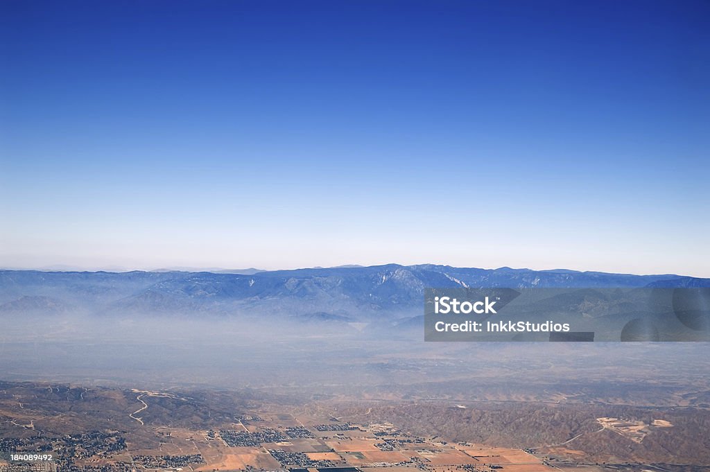 Valle dell'inquinamento - Foto stock royalty-free di Santa Ana - California