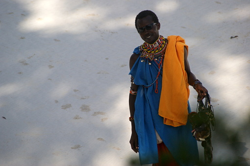 Kenya, Ukunda, Diani Beach. Rest by the Indian Ocean in resorts, landscapes, people, water, tourism, relaxation.