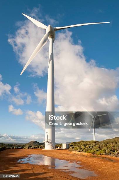 風力タービンのワイドアングル - 風力発電機のストックフォトや画像を多数ご用意 - 風力発電機, オーストラリア, クローズアップ