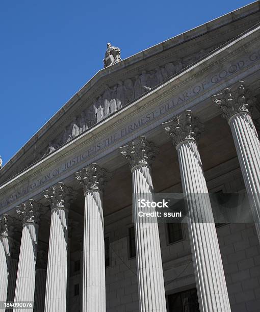 Tribunal Supremo De La Ciudad De Nueva York Foto de stock y más banco de imágenes de Arquitectura - Arquitectura, Autoridad, Bloque de Oficinas