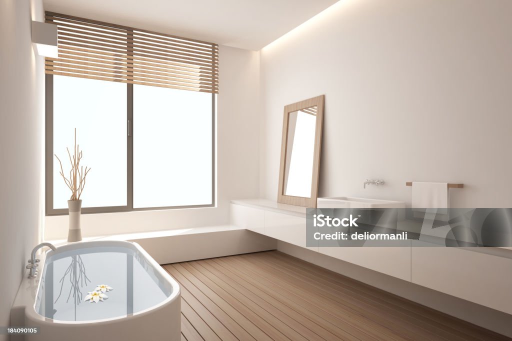 Modern Bathroom Bathroom Stock Photo