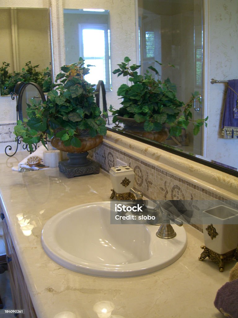 Bathroom detail House Interiors Detail. Bathroom Stock Photo