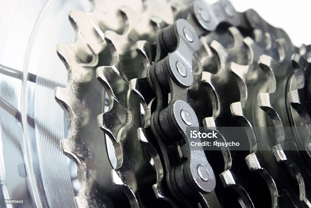 Bicycle Gears The gears and chain of a bicycle.Check out some other Bicycle Chain Stock Photo