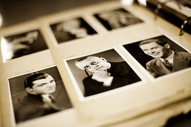 istock Vintage male portraits. 184090681