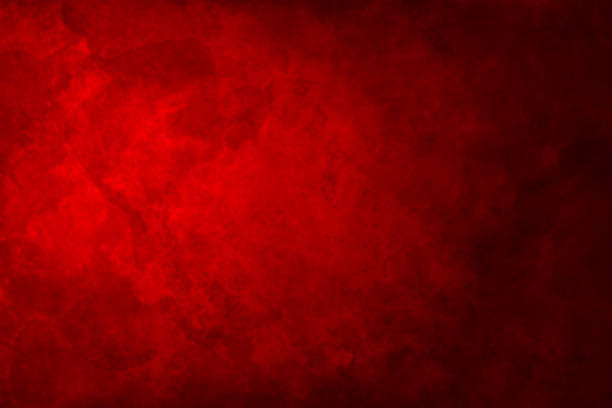 istock red Christmas texture background with spotlight, dark black border with textured vintage grunge design, old elegant red backgrounds or wall with marbled stone texture and black shadow border 1840910370