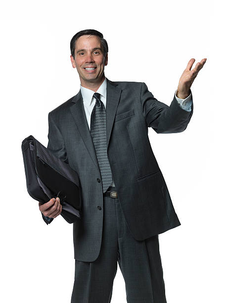 istock Business man welcoming 184091435