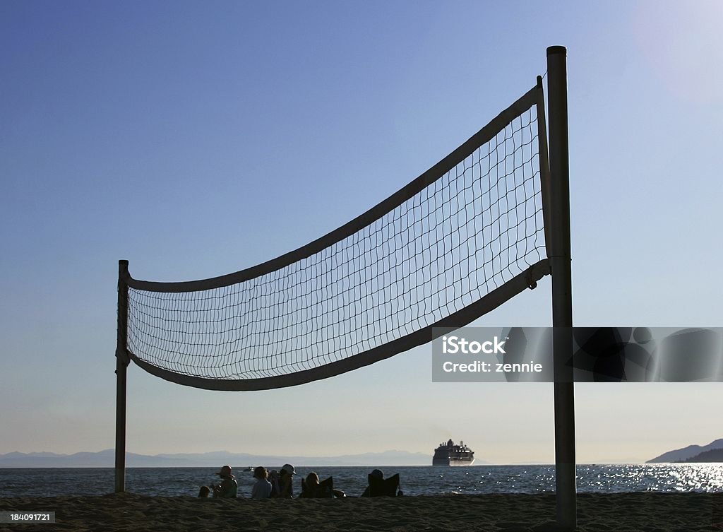 Rede de Voleibol de Praia - Royalty-free Ao Ar Livre Foto de stock