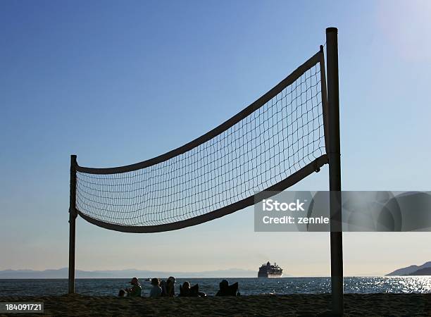 Rede De Voleibol De Praia - Fotografias de stock e mais imagens de Ao Ar Livre - Ao Ar Livre, Areia, Atividade Recreativa