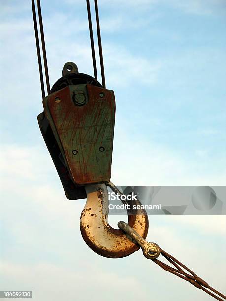 Crane Haken 1 Stockfoto und mehr Bilder von Ausrüstung und Geräte - Ausrüstung und Geräte, Baugewerbe, Flaschenzug