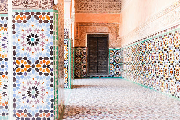 istock Arabian Architecture Moroccan Islamic Ornamental Tiles Interior Design 184092357