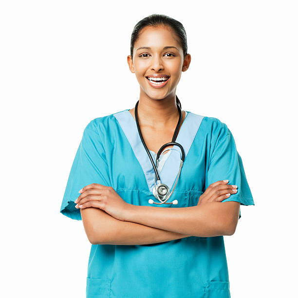 istock Portrait of a Young Nurse - Isolated 184092762