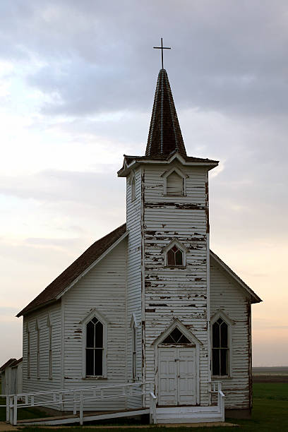 istock Country Church at Dawn 184093250