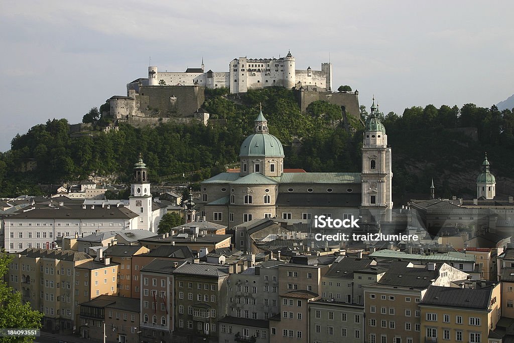 Salzburg, Österreich - Lizenzfrei Anhöhe Stock-Foto