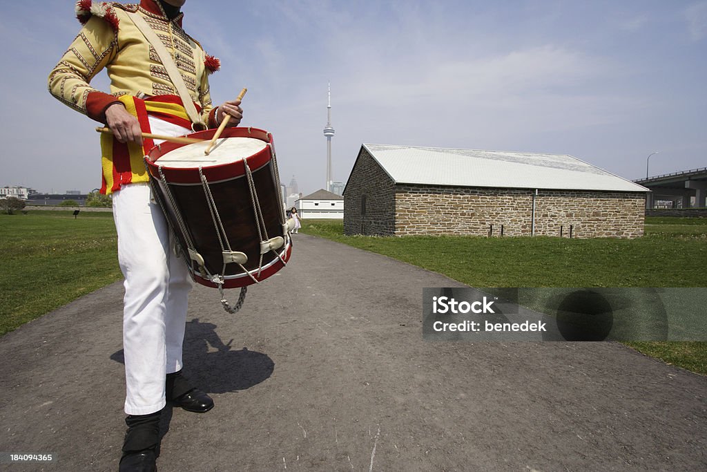 Zabytkowy Fort York Toronto - Zbiór zdjęć royalty-free (Sukno)