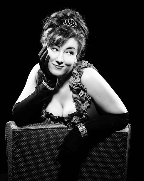 istock Flirtatious Retro Woman 184094379
