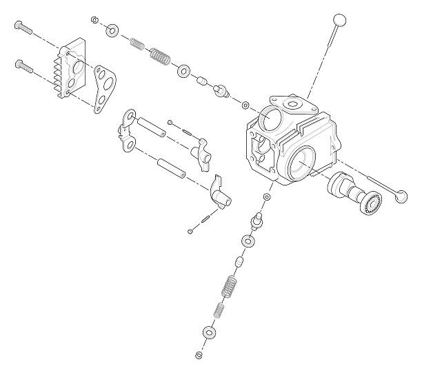 ATV linea arte testata - foto stock