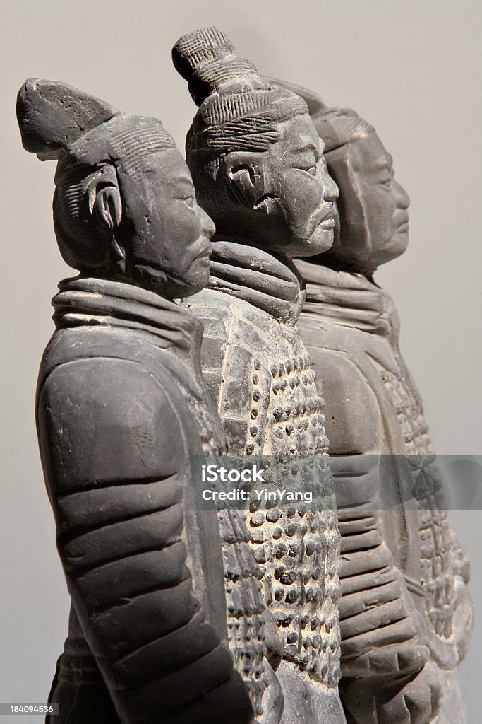 De terra-cota soldados chinês antigo Archaeologic histórico da China - Foto de stock de Cultura Chinesa royalty-free