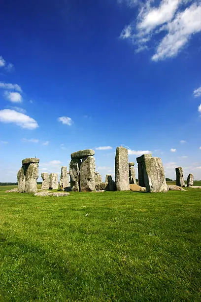 "Stonehenge, Wiltshire, England taken in mid-Summer. June 2006. NO TOURISTS!"