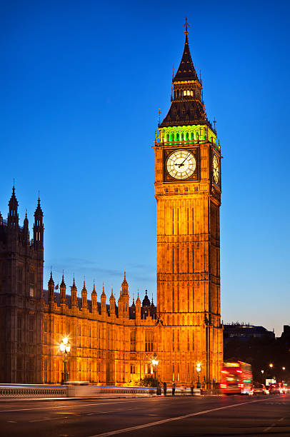 Big Ben at dusk
