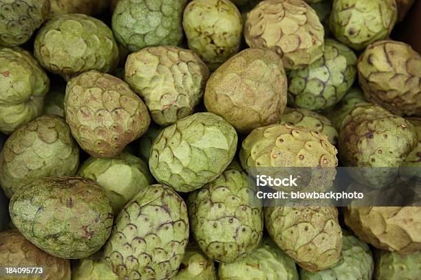 Farmers Market Cherimoya Stock Photo - Download Image Now - Custard Apple, Agricultural Fair, Exoticism