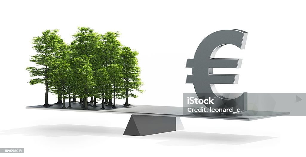 Green Wirtschaft - Lizenzfrei Weißer Hintergrund Stock-Foto