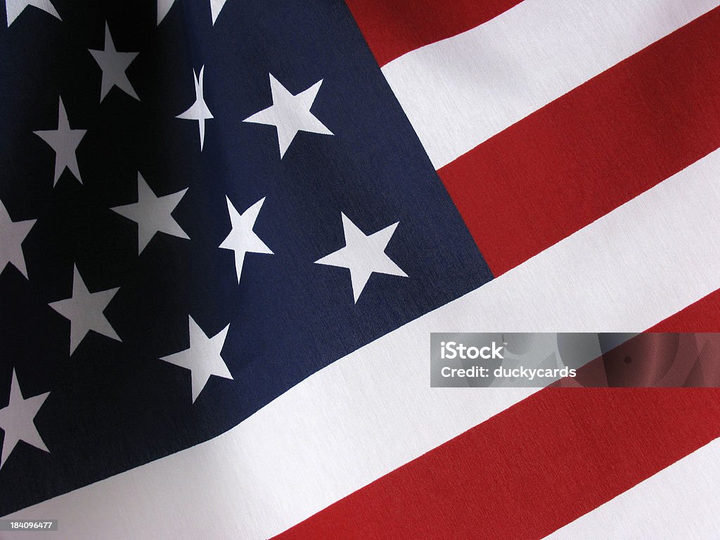 Made in the USA "A clean, new and crease-free American flag." American Culture Stock Photo