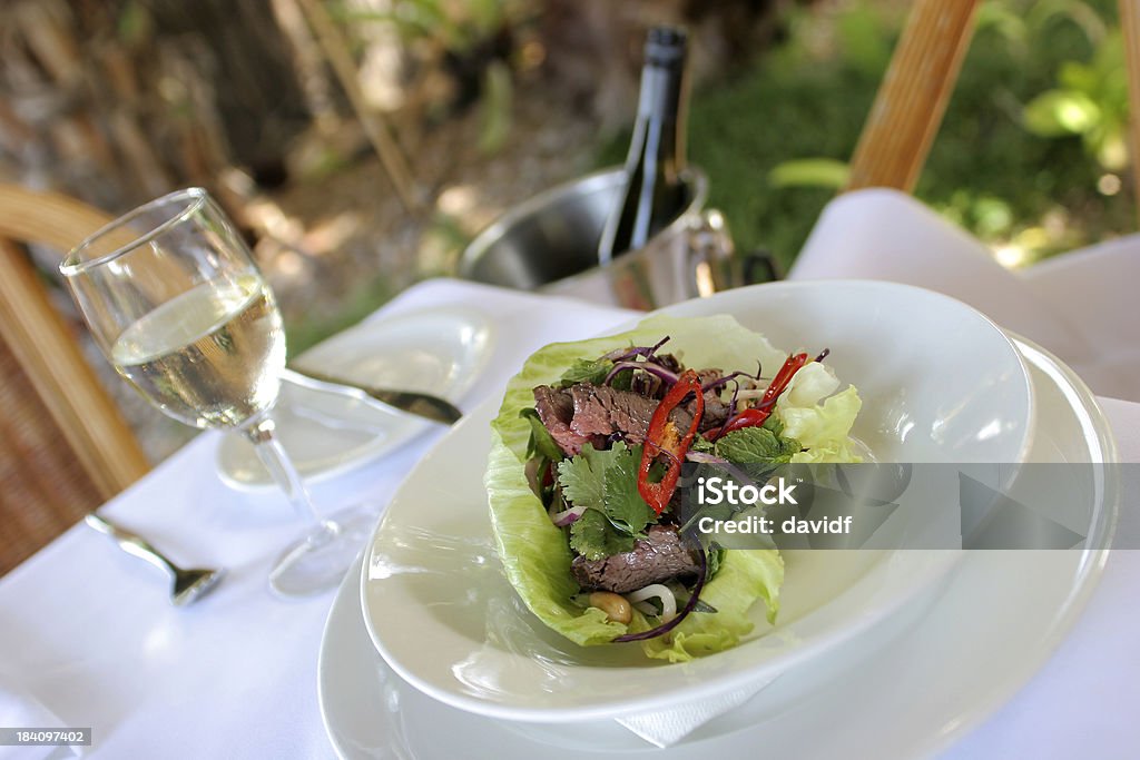 Salada de Carne de Vaca - Royalty-free Alface Foto de stock