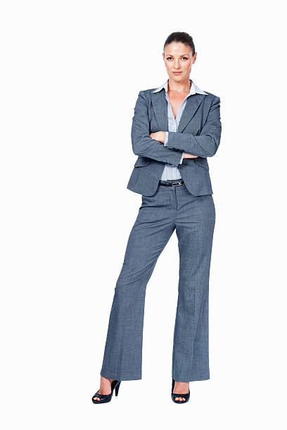 istock Elegant business woman on white background 184098007