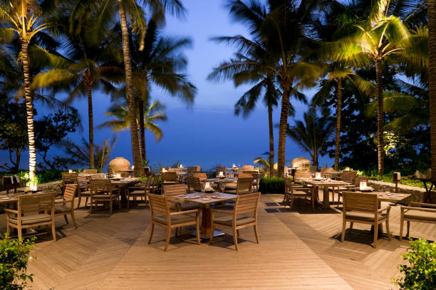 waterfront hotel restaurant outdoors phuket thailand