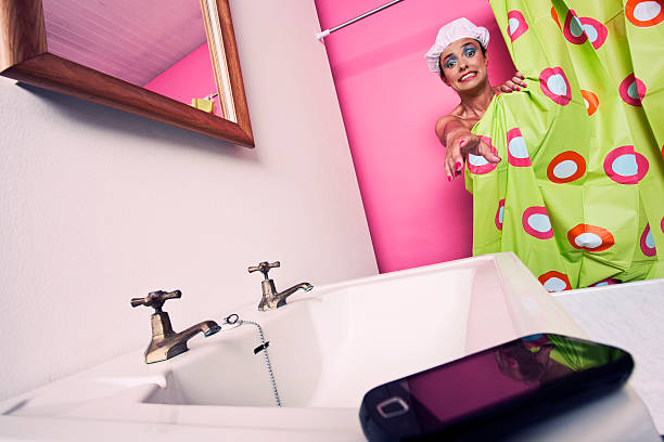 Inopportune call while in the shower _ humor