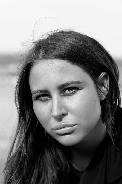 istock Girl Portrait Black and White 184099703