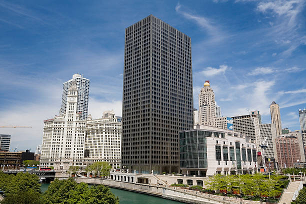 sprawiedliwa budowa, chicago - equitable building zdjęcia i obrazy z banku zdjęć