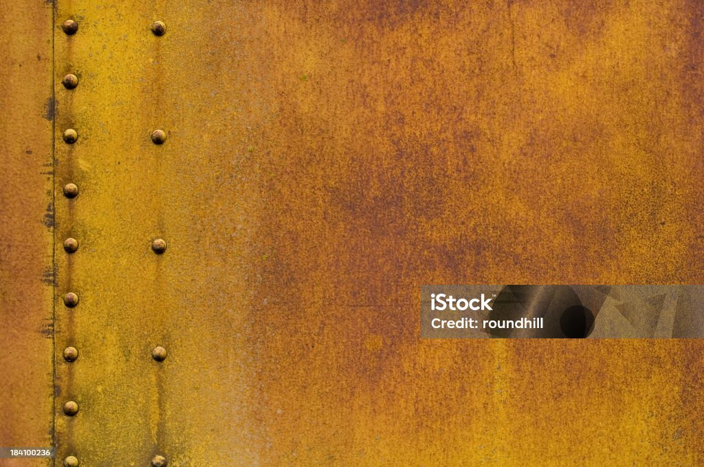 Remaches y óxido textura - Foto de stock de Dorado - Color libre de derechos