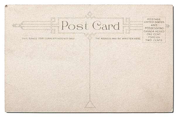 istock Old, Blank Postcard. Lots of Copyspace. XXXL 184100538