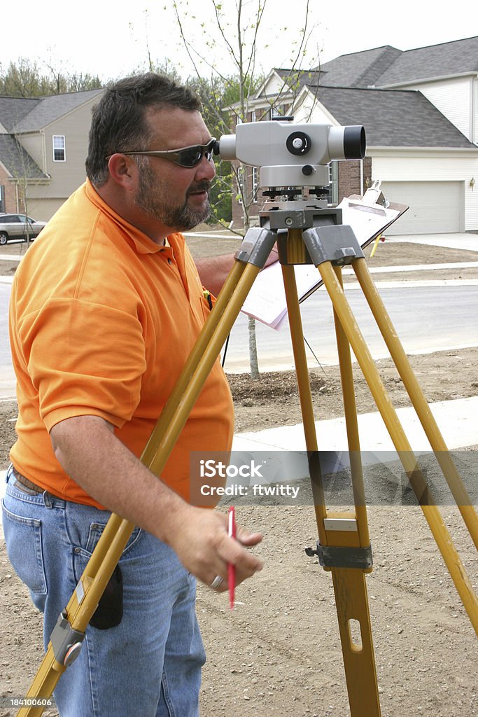 Surveyor - Lizenzfrei Arbeiten Stock-Foto