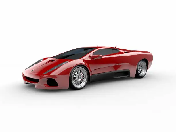 Red Sportcar CGI