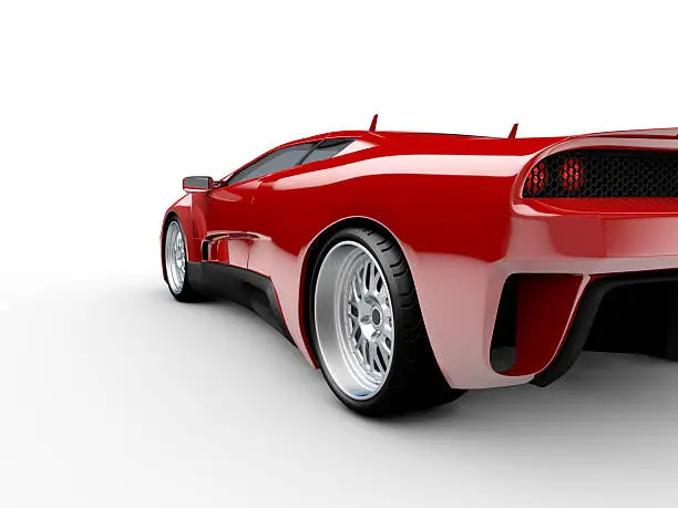 Red Sportcar CGI