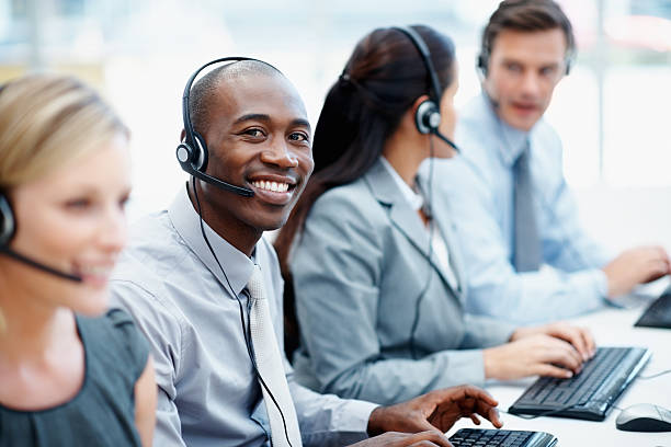 istock African American call centre employer at work with colleagues 184101444