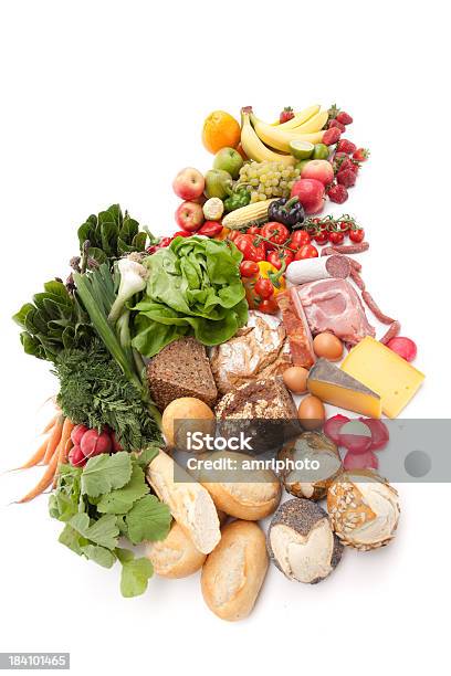 Alimentos Orgânicos - Fotografias de stock e mais imagens de Fruta - Fruta, Legumes, Figura para recortar