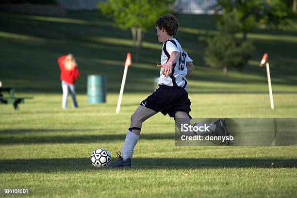 Soccer Player In Control Stock Photo - Download Image Now - Child, Control, Exercising