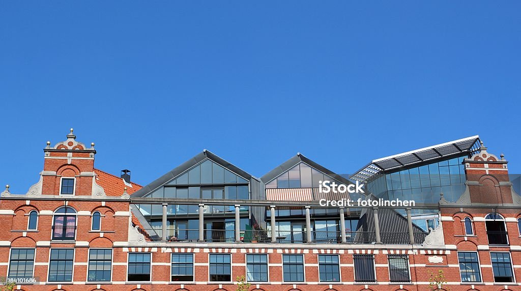 Dutch House in Amsterdam - Lizenzfrei Amsterdam Stock-Foto