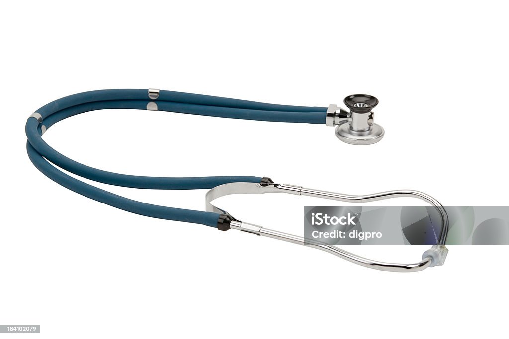 Médico com Estetoscópio isolado caminho - Royalty-free Acidentes e Desastres Foto de stock